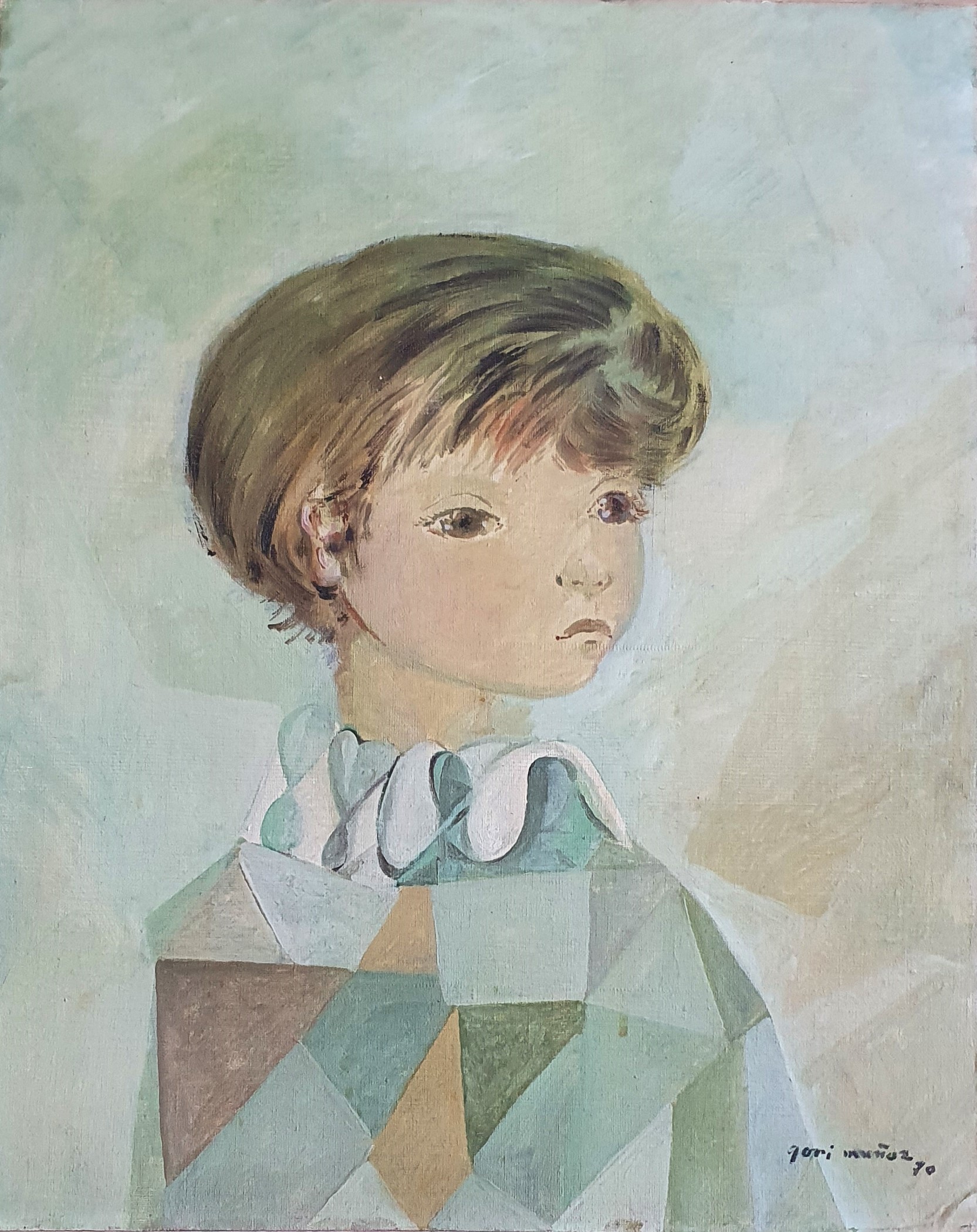 Gori Muñoz - Retrato de su nieto mayor - 1970